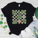 Checkered L&D St Patrick's Day T-Shirt - Image 5